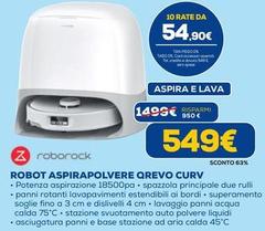 Roborock - Robot Aspirapolvere Grevo Curv