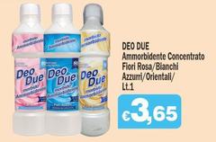 Deo -  Due Ammorbidente Concentrato Fiori Rosa/Bianchi/Arzurri/Orientaili/Lt.I