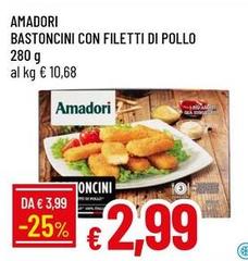 Amadori - Bastoncini Con Filetti Di Pollo