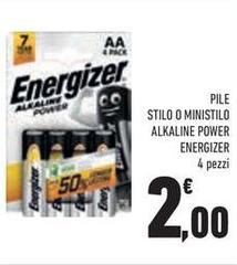 Energizer - Pile Stilo O Ministilo Alkaline Power