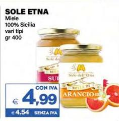 Sole Dell'Etna - Miele 100% Sicilia