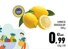 Limoni Di Siracusa IGP