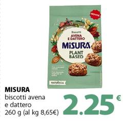 Misura - Biscotti Avena E Dattero