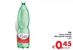 Lete - Acqua Minerale Effervescente Naturale