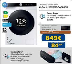 Samsung - Lavasciuga EcoDosatore Air Control WD11DG6B85BK