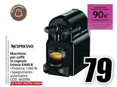 Nespresso - Macchina Per Caffè In Capsule Inizia EN80.B