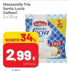 Galbani - Mozzarella Tris Santa Lucia