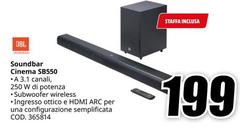 Jbl - Soundbar Cinema SB550