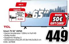 TCL - Smart Tv 65