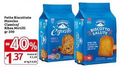 Monviso - Fette Biscottate Classico/ Ribes Mirtilli