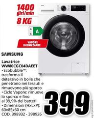 Samsung - Lavatrice WW80CGC04DAEET