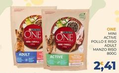 Purina One - Mini Active Pollo E Riso Adult Manzo Riso