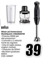 Braun - Mixer Ad Immersione Multiquick 3 MQ30201M