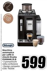 De Longhi - Macchina Automatica Per Caffè In Chicchi Riveila EXAM400.35.B