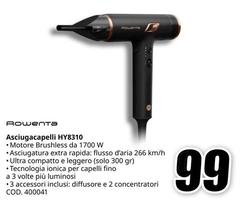 Rowenta - Asciugacapelli HY8310