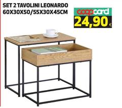 Leonardo - Set 2 Tavolini