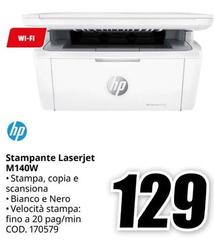 HP - Stampante Laserjet M140W