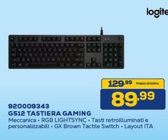 Logitech - G512 Tastiera Gaming