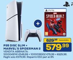 Sony - Ps5 Disc Slim + Marvel's Spiderman 2