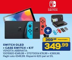 Nintendo - Switch Oled + Case Switch + Kit