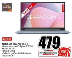 Lenovo - Notebook Ideapad Slim 3