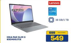 Lenovo - Idea Pad Slim 3 83EM00J7IX
