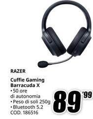 Razer - Cuffie Gaming Barracuda X