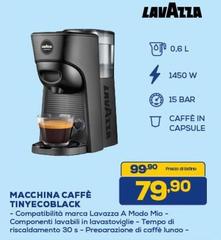 Lavazza - Macchina Caffè Tinyecoblack