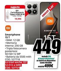 Xiaomi - ISS Caricabatterie Typpec+USP 20 W