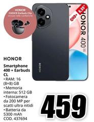 Honor - Smartphone 400 + Earbuds