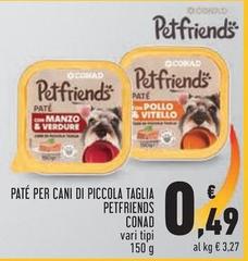 Conad - Patè Per Cani Di Piccola Taglia Petfriends