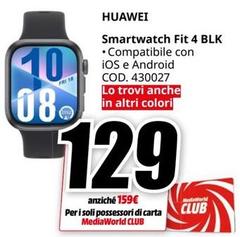 Huawei - Smartwatch Fit 4 Blk
