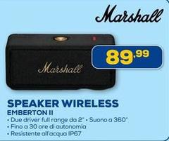 Marshall - Speaker Wireless