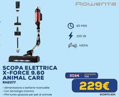 Rowenta - Scopa Elettrica X-Force 9.60 Animal Care