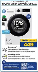 Samsung - Crystal Clean WW90CGC04DAE