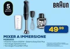 Braun - Mixer A Immersione MQ50202