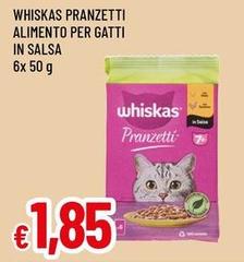 Whiskas - Pranzetti Alimento Per Gatti In Salsa