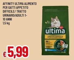 Ultima - Affinity Alimento Per Gatti Appetito Difficile/Tratto Urinario/Adulti1/10 Anni