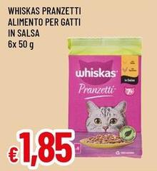 Whiskas - Pranzetti Alimento Per Gatti In Salsa