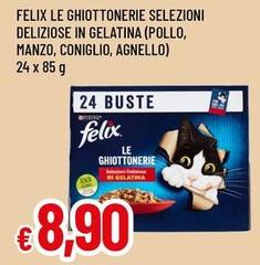 Felix - Le Ghiottonerie Selezioni Deliziose In Gelatina Pollo/Manzo/Coniglio/Agnello