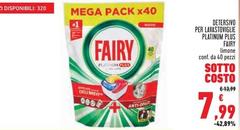 Fairy - Detersivo Per Lavastoviglie Platinum Plus