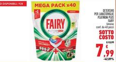 Fairy - Detersivo Per Lavastoviglie Platinum Plus
