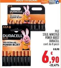 Duracell - Pile Stilo, Ministilo Power Boost