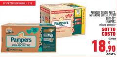 Pampers - Pannolini Quadri Pacco, Mutandino Special Cacco Baby-Dry