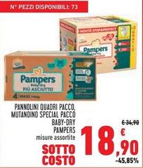 Pampers - Pannolini Quadri Pacco, Mutandino Special Pacco Baby-Dry