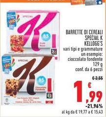 Kelloggs - Barrette Di Cereali Special K