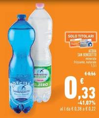 San Benedetto - Acqua