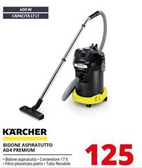 Kärcher - AD 4 Premium 600 AW 17 L Nero, Giallo