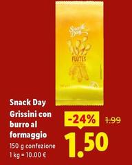 Snack Day -  Grissini Con Burro Al Formaggio
