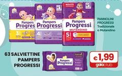 Pampers  - 63 Salviettine Progressi